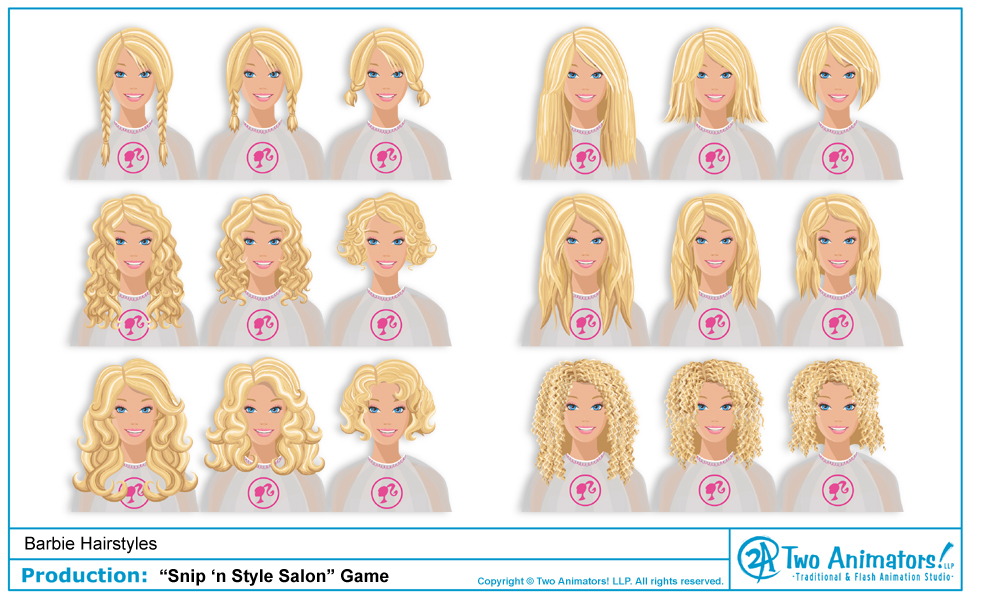 barbie hairstyles for long hair